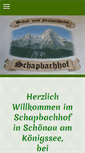 Mobile Screenshot of freizeitheim-schapbachhof.de